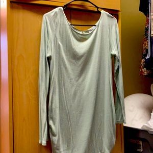 Pea in the pod Mint green Maternity shirt